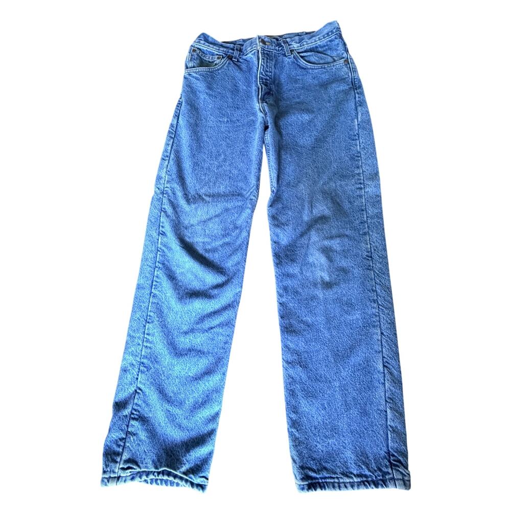 Carhartt Jeans Mens 33x32 Blue Denim Straight Leg Relaxed Fit Workwear Pants Y2K
